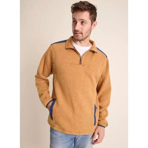 NWT Chubbies The Woodchuck Quarter Zip Pullover Size Medium - Picture 1 of 9